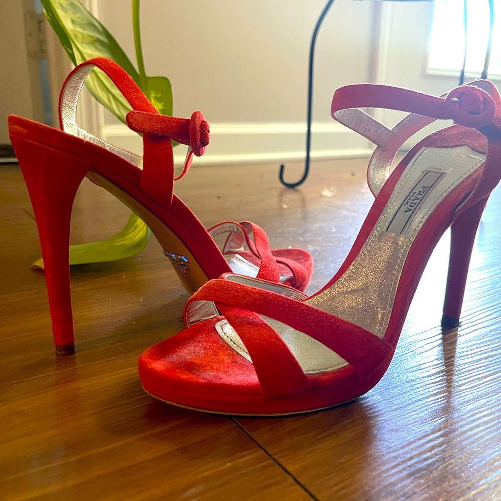 Red Prada Heels